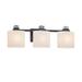 Justice Design Group Fusion 25 Inch 3 Light Bath Vanity Light - FSN-8473-55-FRCR-CROM-LED3-2100