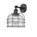 Innovations Lighting Bruno Marashlian Large Bell Cage 12 Inch Wall Sconce - 203-BK-G74-CE