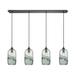 ELK Lighting Sutter Creek 46 Inch 4 Light Linear Suspension Light - 25102/4LP