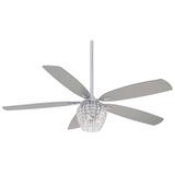 Minka Aire Bling 56 Inch Ceiling Fan with Light Kit - F902L-CH