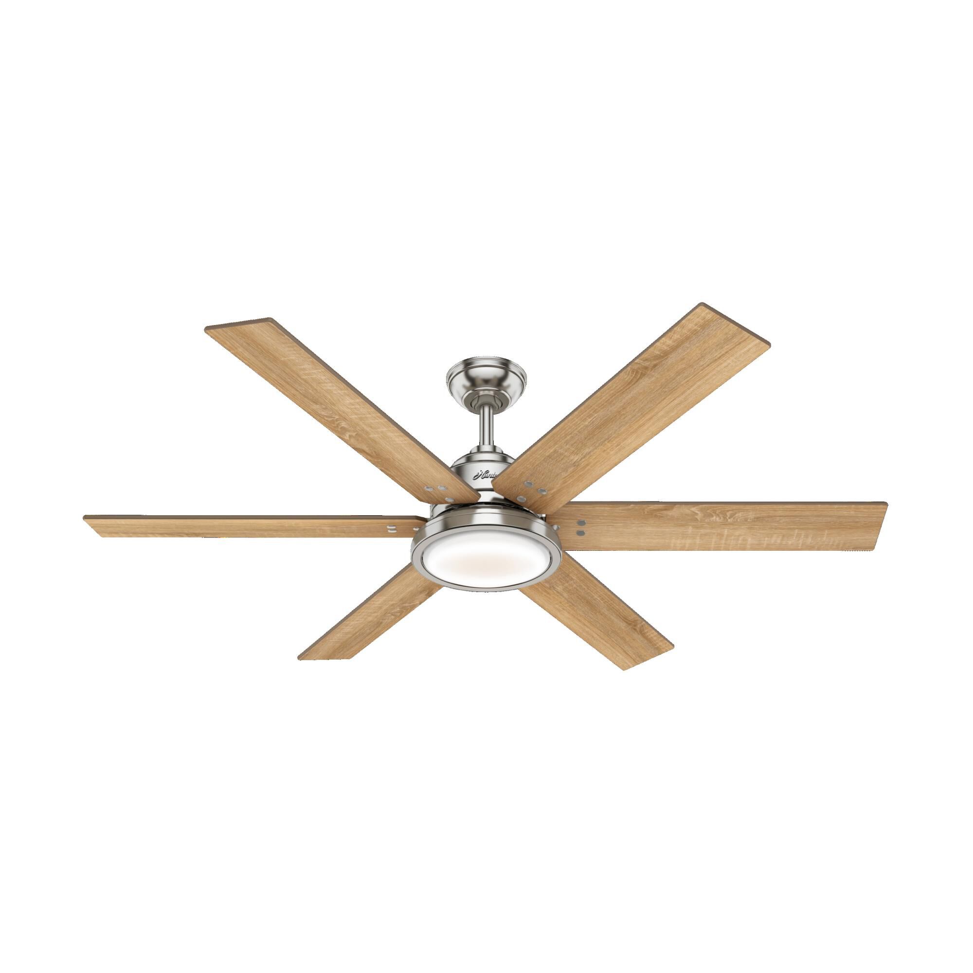 Hunter Fan Warrant 60 Inch Ceiling Fan with Light Kit - 59462