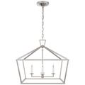 Visual Comfort Signature Collection Chapman & Myers Darlana 28 Inch Cage Pendant - CHC 2187PN