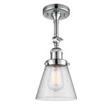 Innovations Lighting Bruno Marashlian Small Cone 6 Inch 1 Light Semi Flush Mount - 201F-PC-G64-LED