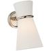 Visual Comfort Signature Collection AERIN Clarkson 11 Inch Wall Sconce - ARN 2008PN-L