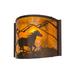 Meyda Lighting Running Horse 12 Inch Wall Sconce - 163884