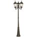 Livex Lighting Hamilton 86 Inch Tall 3 Light Outdoor Post Lamp - 75478-14