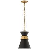 Visual Comfort Signature Collection Chapman & Myers Alborg 10 Inch Mini Pendant - CHC 5240AB-BLK