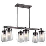 Kichler Lighting Lyndon 13 Inch Tall 6 Light Outdoor Hanging Lantern - 49835AZ