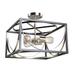 Artcraft Corona 13 Inch 3 Light Semi Flush Mount - CL15093