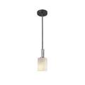 Justice Design Group Fusion 4 Inch Mini Pendant - FSN-8445-15-OPAL-CROM-LED1-700