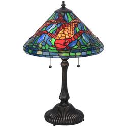 Meyda Lighting Tiffany Koi 24 Inch Table Lamp - 154003