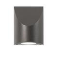 SONNEMAN Robert Sonneman Shear 4 Inch Tall LED Outdoor Wall Light - 7222.72-WL