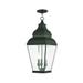 Livex Lighting Exeter 25 Inch Tall 3 Light Outdoor Hanging Lantern - 2597-04