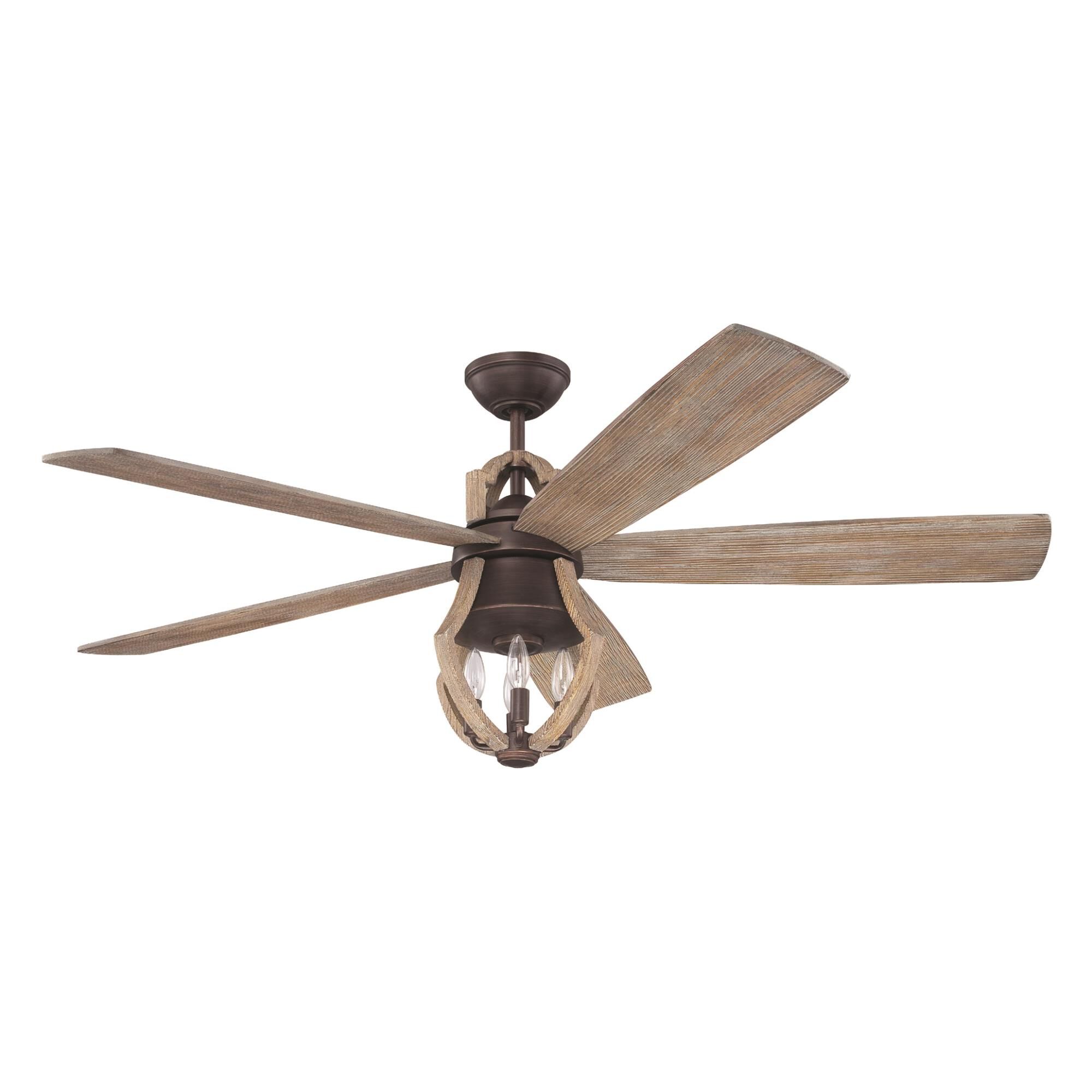 Craftmade Winton 56 Inch Ceiling Fan with Light Kit - WIN56ABZWP5