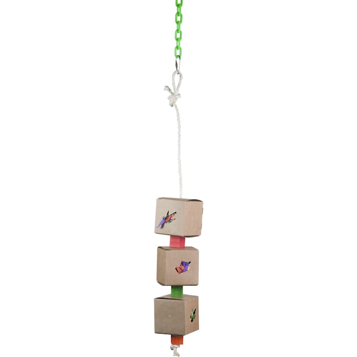 Caitec Paradise Triple Foraging Box for Birds, Medium