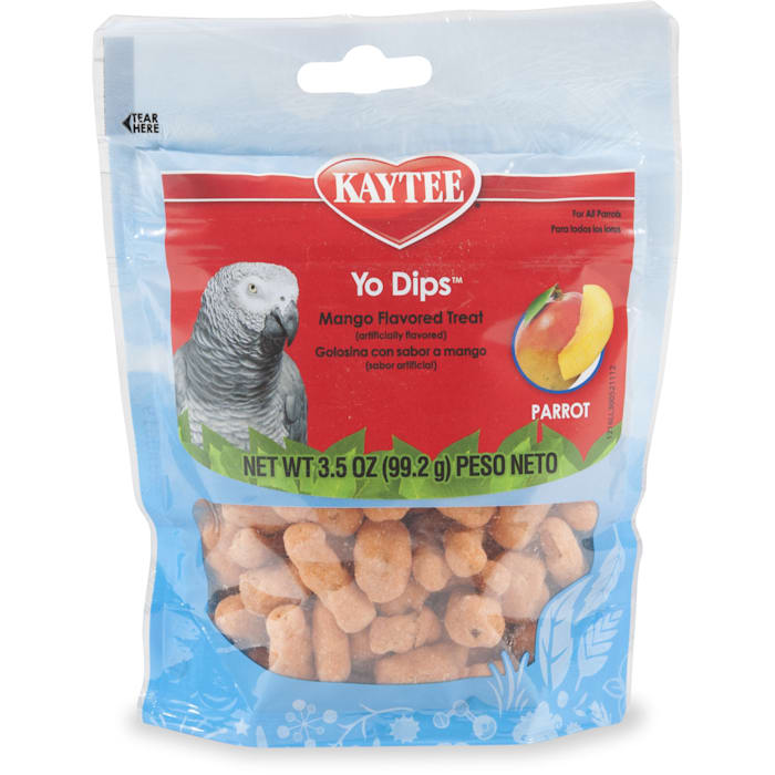 Kaytee Yo Dips Mango Flavored Treat for Parrots and Large Birds, 3.5 oz.