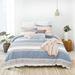 SPLENDID HOME Splendid Tuscan Stripe Linen/Cotton Blend Duvet Cover Set Cotton in Blue/Gray | Full/Queen Duvet Cover + 2 Shams | Wayfair 18192111