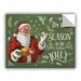 The Holiday Aisle® North Pole Express Santas List Wall Decal Canvas/Fabric in White | 36 H x 48 W in | Wayfair BB90C3E4B34D4013883B35A532BA8A77