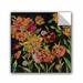 Winston Porter July Garden Trio III Removable Wall Decal Vinyl in Black/Orange/Pink | 14 H x 14 W in | Wayfair 05D9E8F4C70342BB8AE0E0ED1347271F