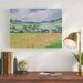 Winston Porter 'The Poppy Field near Giverny' by Claude Monet - Wrapped Canvas Print Metal in Blue/Green/Red | 26 H x 32 W x 2 D in | Wayfair