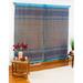 Bungalow Rose Felda Foulard 100% Cotton Geometric Room Darkening Single Curtain Panel 100% Cotton in Green/Blue | 85 H in | Wayfair