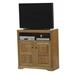 Foundry Select Rafeef Solid Wood TV Stand for TVs up to 43" Wood in Brown | 40.75 H in | Wayfair 11002DFA26264C9BB3C4D78E4607C369