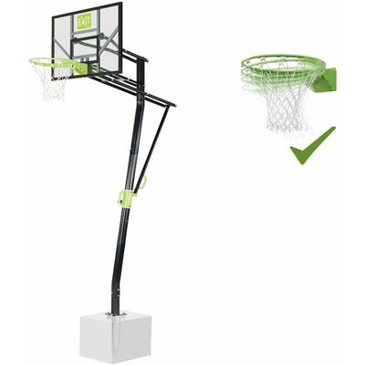 Exit Toys - exit Galaxy Basketballkorb zur Bodenmontage mit Dunkring - grün/schwarz - Grun