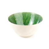 Abigails Bali Serving Bowl All Ceramic in Green/White | 5 H x 9.5 W x 9.5 D in | Wayfair 405005