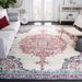 Red/White 48 x 0.315 in Indoor Area Rug - Bungalow Rose Llana Oriental Red/Ivory Area Rug Polypropylene | 48 W x 0.315 D in | Wayfair