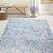 Blue/White 96 x 0.25 in Indoor Area Rug - Ophelia & Co. Oakton Paisley Hand-Tufted Wool Blue/Ivory Area Rug Wool | 96 W x 0.25 D in | Wayfair