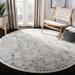 White 84 x 0.25 in Indoor Area Rug - Ophelia & Co. Oakton Oriental Handmade Tufted Wool Sliver/Ivory Area Rug Wool | 84 W x 0.25 D in | Wayfair