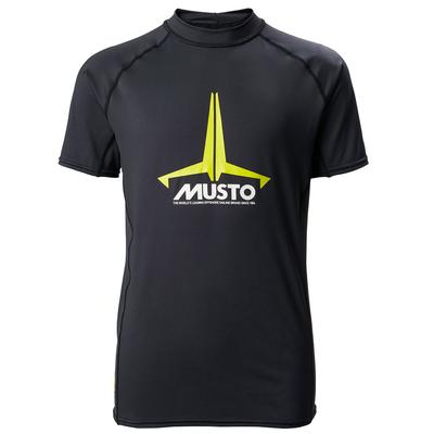 Musto Kid's Insignia Uv Fast Dry Short-sleeve T-shirt Black JM