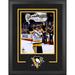 Jake Guentzel Pittsburgh Penguins Deluxe Framed Autographed 16" x 20" Raising Cup Photograph with "2017 SC Champs" Inscription