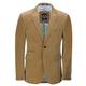 Xposed Mens Soft Corduroy Blazer Coat Vintage Retro Tailored Suit Jacket UK[BLZ-MATTHEW-CREAM-42,Blazer-Tan,Chest UK/US 42 EU 52]