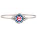 Women's Luca + Danni Silver Chicago Cubs Petite Bangle Bracelet