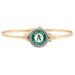 Women's Luca + Danni Gold Oakland Athletics Petite Bangle Bracelet