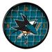 San Jose Sharks 12'' Team Net Clock