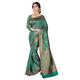 Viva N Diva Indian Bollywood Sarees for Women Green Woven Saree Ethnic Wedding Wear Sari with Unstitched Blouse
