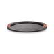 LE CREUSET Toughened Non-Stick Bakeware Pizza Pan - Non Stick Coated Carbon Steel, Black, 33 cm