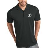 Men's Antigua Gray Tampa Bay Lightning Tribute Polo