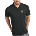 Men's Antigua Gray Pittsburgh Penguins Tribute Polo