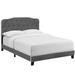 Amelia King Upholstered Velvet Bed MOD-5865-GRY