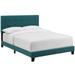 Amira Full Upholstered Fabric Bed MOD-6000-TEA