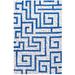 Nahia Geometric Maze 5x8 Area Rug - East End Imports R-1015A-58