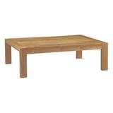 Upland Outdoor Patio Wood Coffee Table - East End Imports EEI-2710-NAT