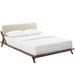 Luella Queen Upholstered Fabric Platform Bed MOD-6047-CAP-BEI