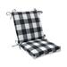 Gracie Oaks Lylah Coconut Indoor/Outdoor Dining Chair Cushion Polyester in Gray | 3 H x 18 W in | Wayfair A92FD3194EAC4DFAB171FA35E1F2AEA0