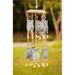 August Grove® Jozefski Wind Chime Wood/Glass/Metal in Brown | 27 H x 8 W x 8 D in | Wayfair 2432E141EFA14E56839058481B96A12D