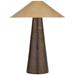 Visual Comfort Signature Collection Kelly Wearstler Miramar2 21 Inch Accent Lamp - KW 3660CBZ-AB