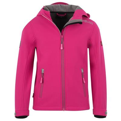 Trollkids - Girl's Trollfjord Jacket - Softshelljacke Gr 116 rosa